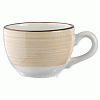 Чашка кофейная «Чино»; фарфор; 85мл; D=6.5,H=5,L=8.5см; белый,бежев. Steelite 1106 0190