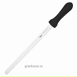 Нож кондитерский; сталь,пластик; L=43/30,B=2см; черный Paderno 18029-30