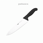 Нож поварской; сталь,пластик; L=38/23,B=5см; черный Paderno 18000-23