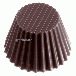 Форма д/шоколада «Конус рифленый» (24шт); поликарбонат; D=3,H=3см MATFER 380141