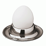 Подставка д/яйца зеркальная полировка; сталь нерж.; D=8.5,H=2см; металлич. Paderno 41598-00