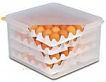 Контейнер для хранения яиц 354x325 мм h= 200 мм 8 лотков с крышкой полиэтилен APS 82419
