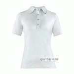 Рубашка поло женская,размер S; хлопок,эластан; белый Greiff 6681.1405.090/S