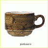 Чашка чайная «Крафт»; фарфор; 225мл; D=8,H=6,L=11см; коричнев. Steelite 1132 0217