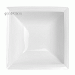 Салатник квадратный «Аура»; фарфор; L=24,B=24см; белый Steelite 6300 P084
