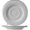 Блюдце «Атлантис»; фарфор; D=13,H=2см; белый Lilien Austria ATL1713