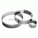 Кольцо кондитерское; сталь нерж.; D=120,H=45мм; металлич. Paderno 47532-12