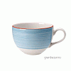 Чашка кофейная «Рио Блю»; фарфор; 85мл; D=6.5,H=5,L=8.5см; белый,синий Steelite 1531 0190