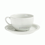 Чашка чайная «Америка»; фарфор; 350мл; белый Lubiana 107