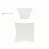 Чашка чайная «Плэжа»; фарфор; 360мл; белый Bauscher 09 5286