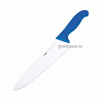 Нож поварской; сталь; L=405/260,B=55мм; синий,металлич. Paderno 18000B26