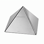 Форма конд. «Пирамида»; сталь нерж.; H=12.5,L=15,B=15см; металлич. Paderno 47535-15