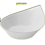 Салатник «Кунстверк»; фарфор; 190мл; D=11.2,H=5.3,L=13.5см; белый KunstWerk A5596