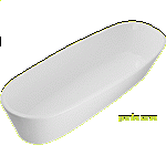 Блюдо глубокое прямоугольное «Кунстверк»; фарфор; 3300мл; H=9.6,L=46,B=14см; белый KunstWerk A2972