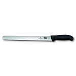 Нож для нарезки Fibrox с волнистым лезвием 360 мм, ручка фиброкс Victorinox 5.4233.36