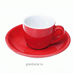 Набор кофейных пар «Колорадо» (6шт); фарфор; 85мл; красный Tognana CW085014746