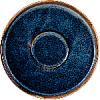 Блюдце «Ирис»; фарфор; D=135мм, H=20мм; голуб. Kunstwerk ZA0130-5.25-a