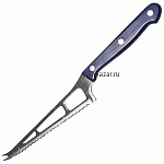 Нож д/сыра “VATEL“ сталь,полипроп.; L=230/100,B=15мм; синий Труд Вача