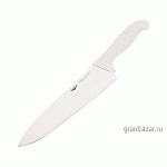 Нож поварской; сталь,пластик; L=40.5/26,B=5.5см; металлич.,белый Paderno 18000W26