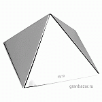 Форма конд. «Пирамида»; сталь нерж.; H=63,L=90,B=90мм Stadter 625174