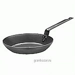 Сковорода; белая сталь; D=22,H=4,L=42см; серый Paderno 11714-22