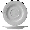 Блюдце «Атлантис»; фарфор; D=16,H=2см; белый Lilien Austria ATL1716