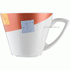 Чашка чайная «Зен»; фарфор; 340мл; D=9,H=9,L=14см; белый,оранжев. Steelite 9401 C639
