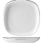 Тарелка квадратная «Капри»; фарфор; H=3,L=25,B=25см; белый Tognana CA00025