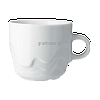 Чашка кофейная «Мелодия»; фарфор; 110мл; D=6.1,H=5.5,B=8.2см; белый G.Benedikt MEL0211