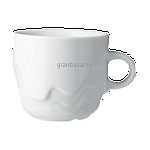Чашка кофейная «Мелодия»; фарфор; 110мл; D=6.1,H=5.5,B=8.2см; белый G.Benedikt MEL0211