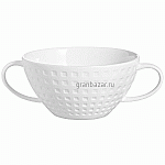 Бульонная чашка «Сатиник»; фарфор; 260мл; D=110,H=57,L=150мм; белый Chef&Sommelier S0440