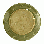 Тарелка мелкая «Феннель»; фарфор; D=16см; зелен.,бежев. Steelite 1541 A214