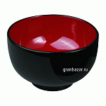 Бульонная чашка; пластик; 300мл; D=115,H=60мм; черный,красный ProHotel 19-0092