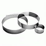 Кольцо кондитерское; сталь нерж.; D=160,H=45мм; металлич. Paderno 47532-16