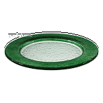 Тарелка мелкая «Бэнд»; стекло; D=26,H=2см; прозр.,зелен. BDK-GLASS 506402