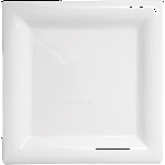 Тарелка квадратная «Кунстверк»; фарфор; H=1.6,L=21,B=21см; белый KunstWerk A1333