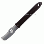Нож д/снятия цедры; сталь,полипроп.; L=180/63,B=20мм; черный ILSA 20300000IVV