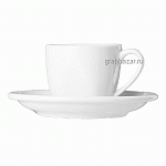 Чашка кофейная «Алберго»; фарфор; 80мл; D=6.5,L=8см; белый Tognana AL01511