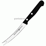 Нож барный «Глория»; сталь,пластик; L=215/115,B=15мм; металлич.,черный Felix 607011