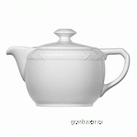 Чайник «Штутгарт(декор)»; фарфор; 400мл; белый,зелен. Bauscher 4340 413750