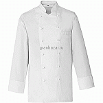 Куртка поварская,р.52 б/пуклей; полиэстер,хлопок; белый Greiff 242.2900.090/52