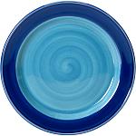 Тарелка мелкая «Фридом Блю»; фарфор; D=16см; белый,голуб. Steelite 16 060 214