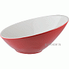Салатник «Фиренза ред»; фарфор; 1000мл; D=25.5,H=12см; красный,белый Steelite 9023 C626