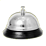 Звонок; металл хромир.; D=8.4,H=6см; серебрист. Leopold Vienna 01569/01400