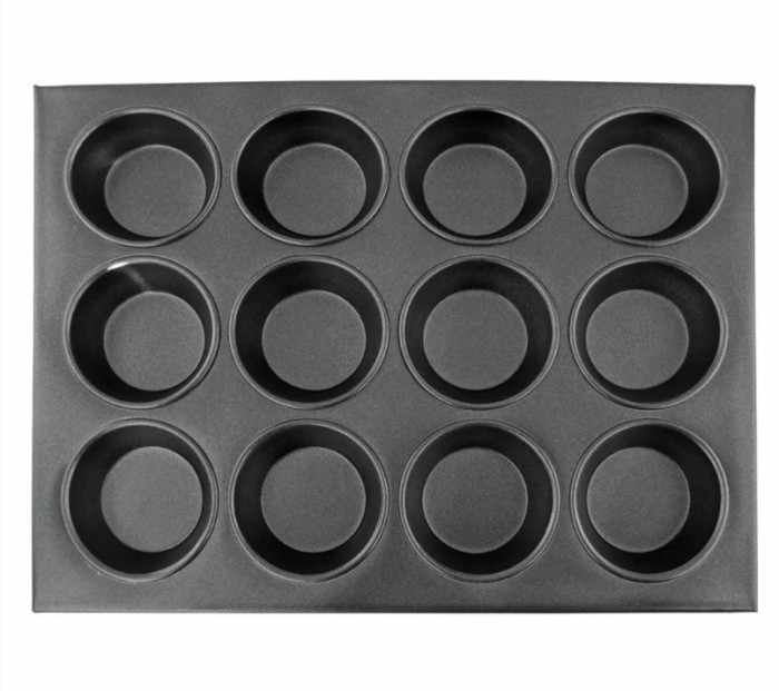 Противень для 12 маффинов, ячейка 70 мм, l 355 мм, h 270 мм, P.L. Proff Cuisine MPN-12
