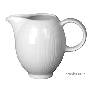 Молочник «Спайро»; фарфор; 200мл; D=45,H=78,L=135,B=90мм; белый Steelite 9032 C733