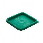 Крышка для контейнера для продуктов квадратная Gastroplast 230*230 мм. зеленая, п/п 1/12/
