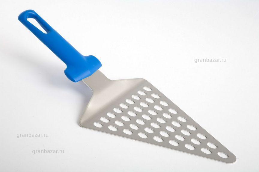 Лопатка GIMETAL для пиццы треугольная перфорированная 195 x 140 мм сталь AC-STP15F