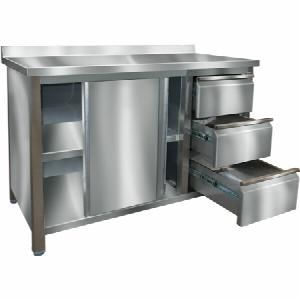 Стол пристенный купе 4 ящика ITERMA 430 СБ-271/1206