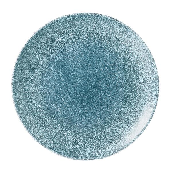 Тарелка мелкая без борта Studio Prints Raku 288мм Topaz Blue Churchill RKTBEV111